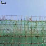 Green Builders Safety Netting Tear Resistant Mesh Netting For Scaffolding