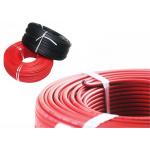 Red EN50618 XLPE Insulation 4mm 1500V DC Solar Cable for sale