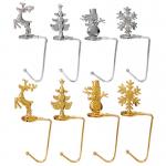 Metal Foldable Bag Hanger Hook Christmas Folding Table Hook For Party