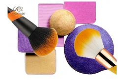 China White Synthetic 9 In1 15.5CM Full Makeup Brush Set supplier