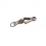 Zinc Alloy Chrome Plated Trigger Snap Hook Diecast Scissor Snap Hook For Dog Leashes / Bag for sale
