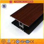 Wood Grain Stereoscopic Aluminum Window Profiles Environmental Protection for sale