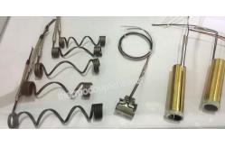 China 3x3Mm Spring Thermocouple RTD Hot Runner Coil Heater with brass tube supplier