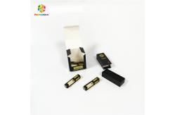 China Hot Stamping Custom Printed Paper Boxes Recycled For 1ml Vape Cartridge Carts supplier