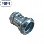 Electrical Metallic Tubing EMT Steel Compression Type Couplings Electro-galvanized for sale