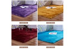 China Home Use Polyester Area Rugs / Faux Area Rug supplier