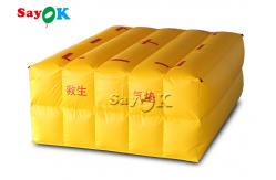 China Square Inflatable Lifesaving Pad Yellow Water Lifesaving Equipment supplier