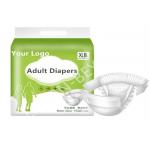 Medium Size Breathable Adult Disposable Nappies With Elastic Waistband for sale