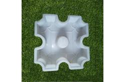 China Tile Interlocking Plastic Mould Africa Pvc Maple Leaf Paver Block Paving Mold supplier