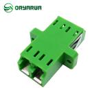 Green Ope Shape LC APC Duplex Adapter Single Mode With Shutter for sale