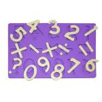 Number Shape Silicone Fondant Mold Multifunctional Mathematics Design for sale