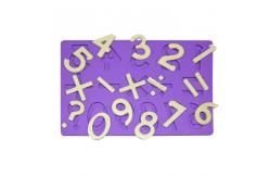 China Number Shape Silicone Fondant Mold Multifunctional Mathematics Design supplier