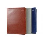 Handheld Executive Leather Business Portfolio Portable Multipurpose With Power Bank