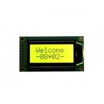 8X2 Dots Stn COB Yellow-Green Positive Transflective Character LCD Module for sale