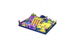China Adventure - Filled Inflatable Castle for Young Explorer Purple Customized supplier