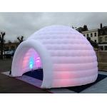 Kids Inflatable Igloo Tent Inflatable Igloos With LED Lighting Small for sale