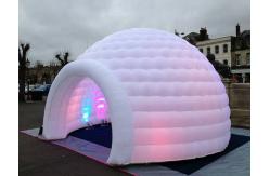 China Kids Inflatable Igloo Tent Inflatable Igloos With LED Lighting Small supplier