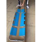 Blue 210cm 44cm Ambulance Collapsible Scoop Stretcher With Straps Manually Operated for sale