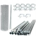 Dia 2.0mm 3.0mm Heavy Duty Chain Link Mesh Fencing 5.0m 10m 5m for sale