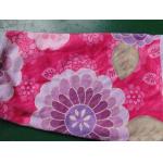 Weft knitted flower printed 30*60 microfiber cleaning cloth , microfiber home usaging towel for sale