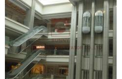 China Transparent Panoramic Glass Lift , Comfortable Commercial Elevator For Public supplier