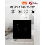 240V Smart Zigbee Switch Zigbee Hubs 2 Gang APP Control Remote Light Switch for sale