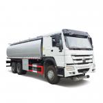 HOWO 6x4 18000 Liters Fuel Tank Truck EUROⅡ Emission Diesel Fuel Type for sale