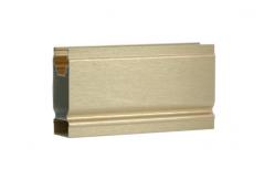 China Electrophoresis Anodizing Aluminum Curtain Wall Profile Extruded Brushed Surface supplier