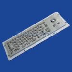 Customizable Compact Small Kiosk Industrial Keyboard With Optical Trackball for sale