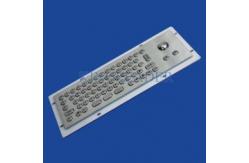 China IP65 Rated Compact Small Kiosk Panel Mount Keyboard With Optical Trackball supplier
