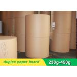 250g white duplex board Grey Back Duplex Board Paper For Printing Box