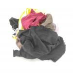 Grade B Dark color tshirt cut piece cloth cotton & synthetic cotton rag 10kg bag rags for sale