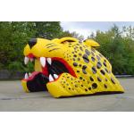 Inflatable Helmet Tunnel / inflatable football tunnel panther tunnel for sale