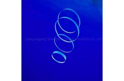 China Transparent  Clear Quartz Disc Sight Glass Sheet High Temperature Resistance supplier