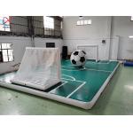 Customized Football Field Interactive Sport Games Inflatable Water Soccer Field for sale
