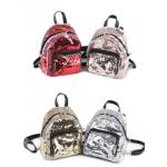 Sublimation Custom Photo Glitter Sequin Backpack Trendy Travel Sparkly Backpack For Heat Transfer for sale