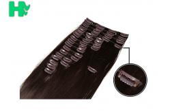 China 7A Synthetic Clip In Hair Extensions / Tangle Free Hair Extensions supplier