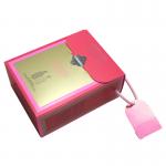 Display Hot Stamping Folding Paper Packaging Box With Window For Cosmetics