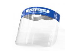China High Transmittance PET Protective Face Shield , Transparent Full Cover Shield supplier