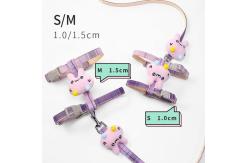 China Soft Nylon Cat Harness Leash Escape Proof Adjustable For Kittens Small Animals supplier