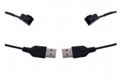 China USB To 3 Pin 2464 22 AWG Overmolded USB To 3 Pin Cable supplier