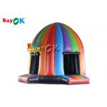 Best Inflatable Tent 5x4x3.8mH Inflatable Disco Dome Bouncy Castle With Magic Lights for sale