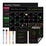 Removable Weekly Monthly Whiteboard Magnetic Calendar Planner Set Reusable A5 A3 for sale