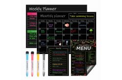 China Removable Weekly Monthly Whiteboard Magnetic Calendar Planner Set Reusable A5 A3 supplier