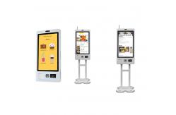 China Fast Food Self Service Kiosk Terminal with Multiple Payment Choices Wall Mount Design supplier