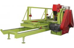 China Log Cutting 4 Blade Sliding Table Saw Circular Saw Machine with auto feeding supplier