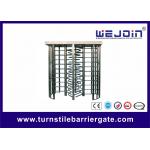 Security Double Turnstile , Routeway Office Building Full Height Gate Turnstile for sale