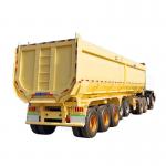 45 Cubic Meter Tipper Semi Trailer Truck Dump Semi Trailer Mechanical Suspension for sale