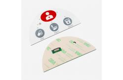 China Highly Responsive PCB Membrane Keypad With PET PC PVC Material supplier
