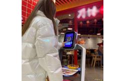 China Food Delivery Robot Waiter With AI Artificial Intelligence Service Robot supplier
